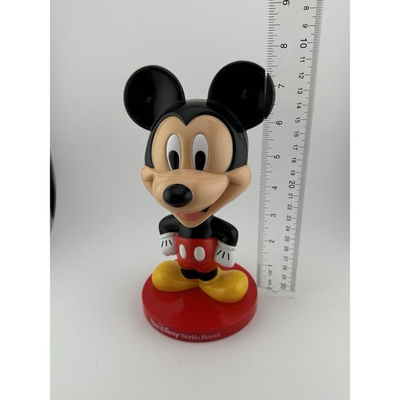 Mickey Mouse Plastic Bobble Head Disney World Resort MFG For Kellogg’s Big Head - Picture 8 of 9
